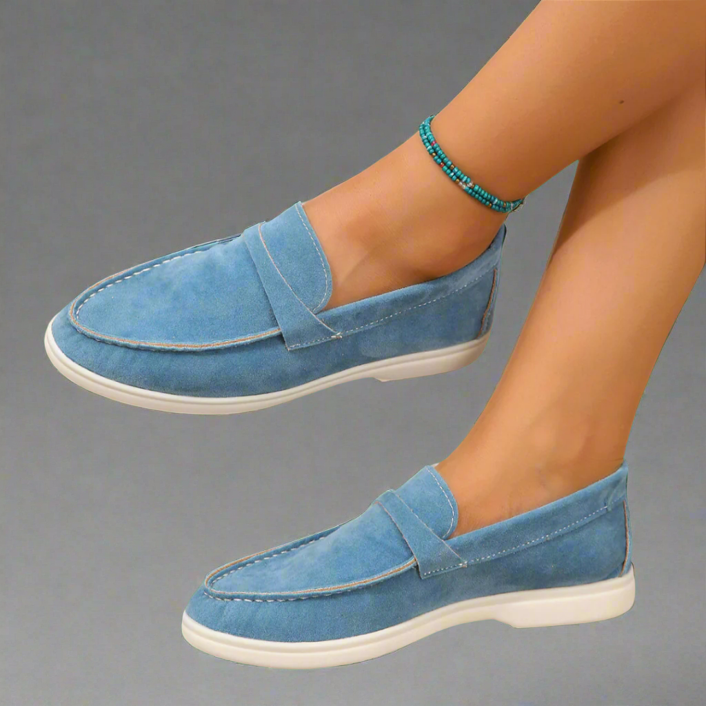 Lucienne™ Élégants Mocassins en Suède