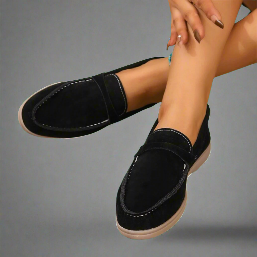 Lucienne™ Élégants Mocassins en Suède