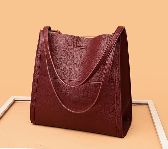 Iris™ Élégante Sacoche en Cuir Véritable