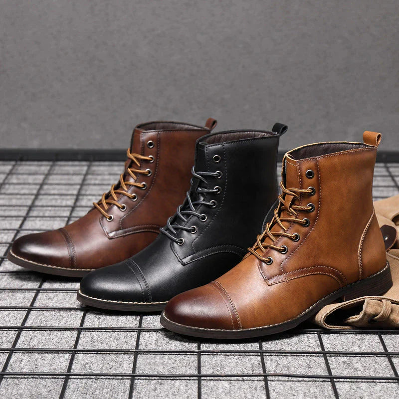 Émile™ Bottes en Cuir Premium