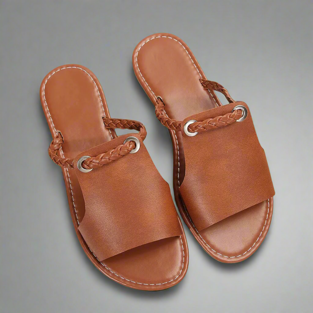 Isaure™ Sandales Plates Élégance Suprême