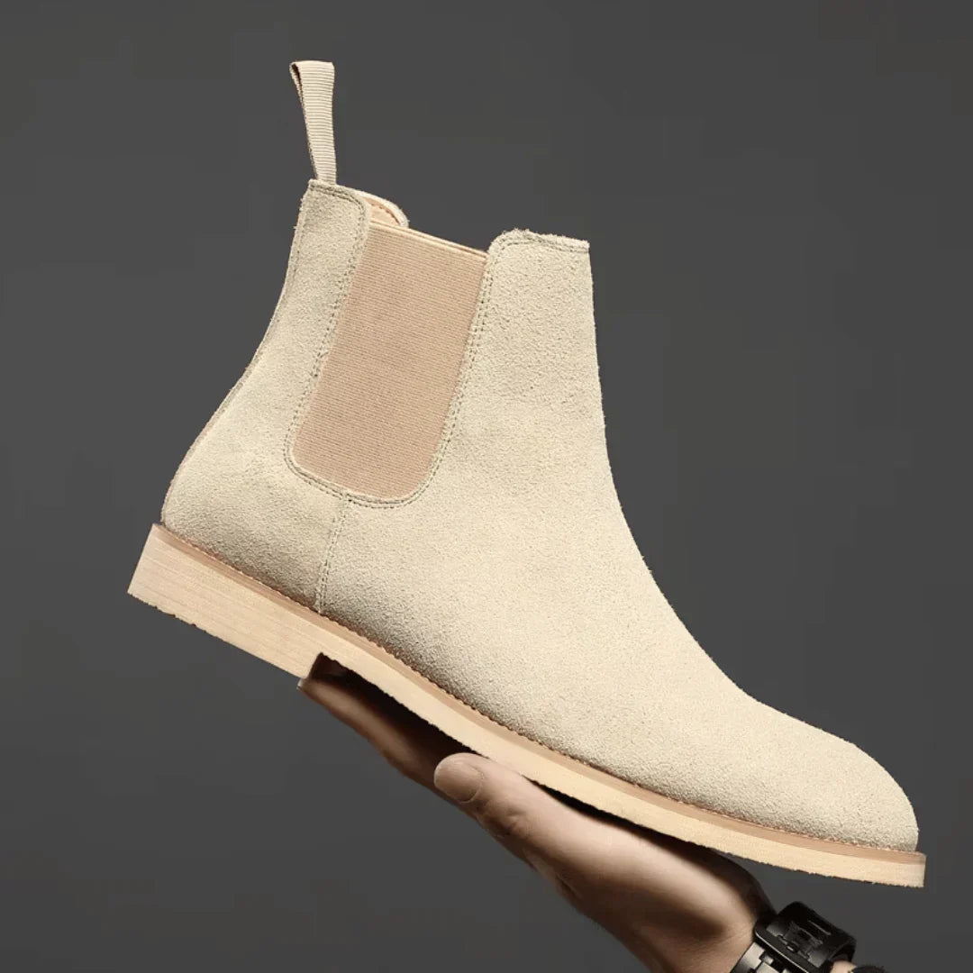 Léandre™ Bottes Chelsea en Daim Doux