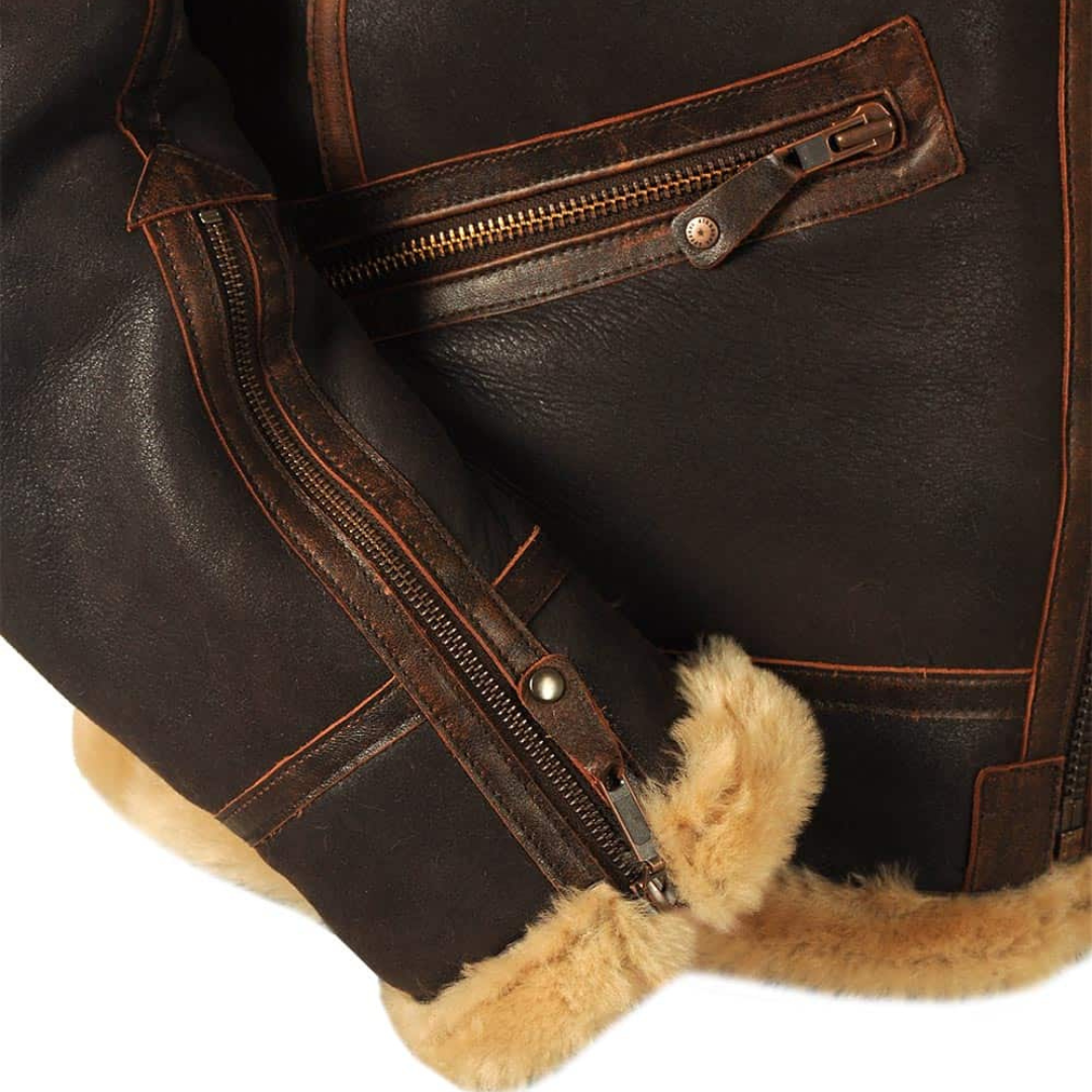 Timéo™ Veste en Cuir pour Homme avec Style et Attitude