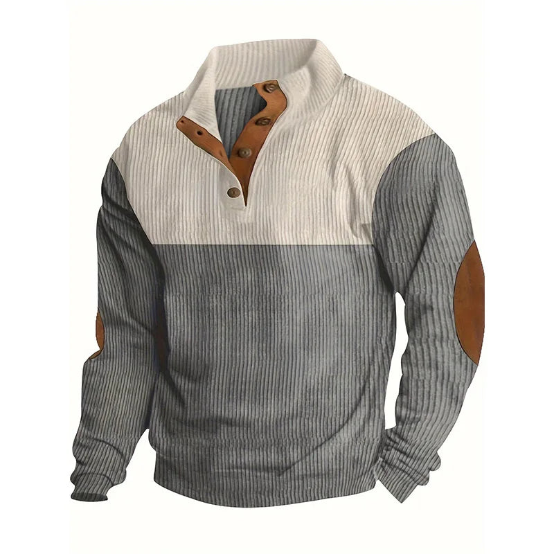 Chandler™ Pull à Manches Longues Avec Fermeture à Boutons