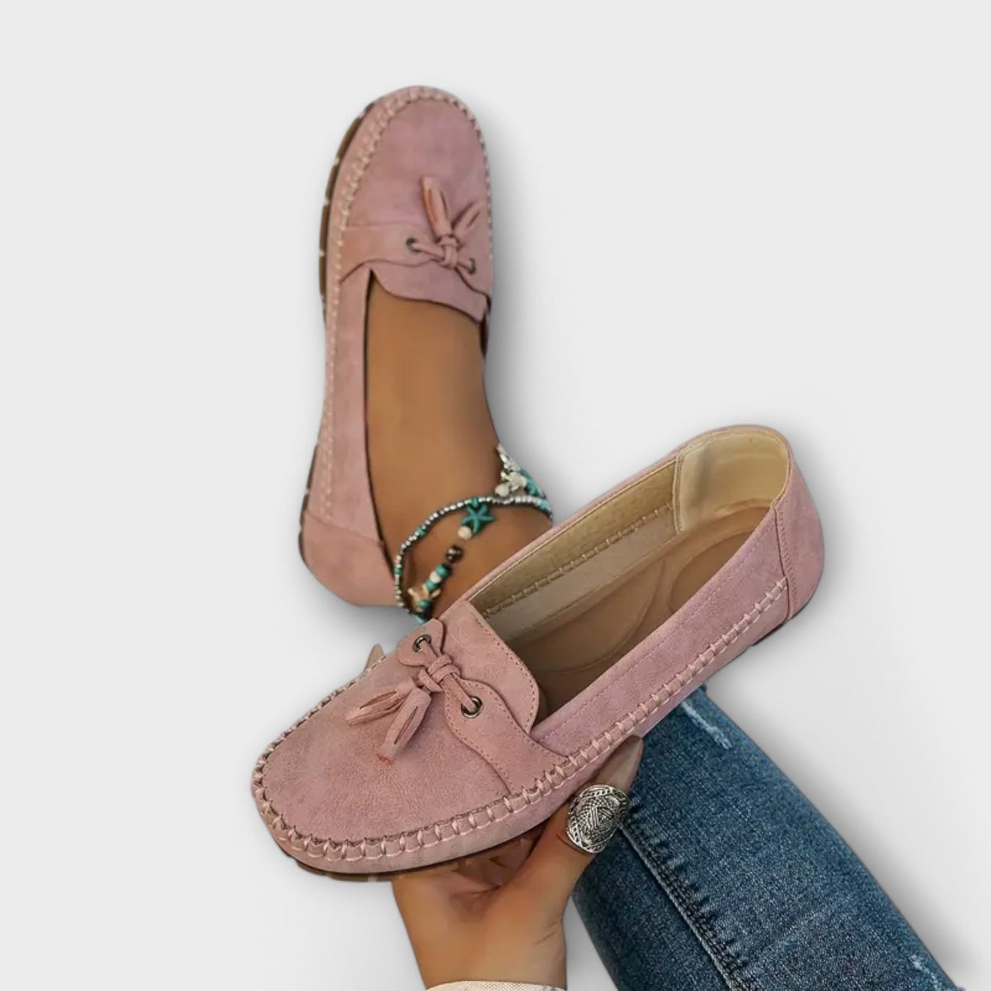 Sandrine™ Mocassins Souples au Design Élégant