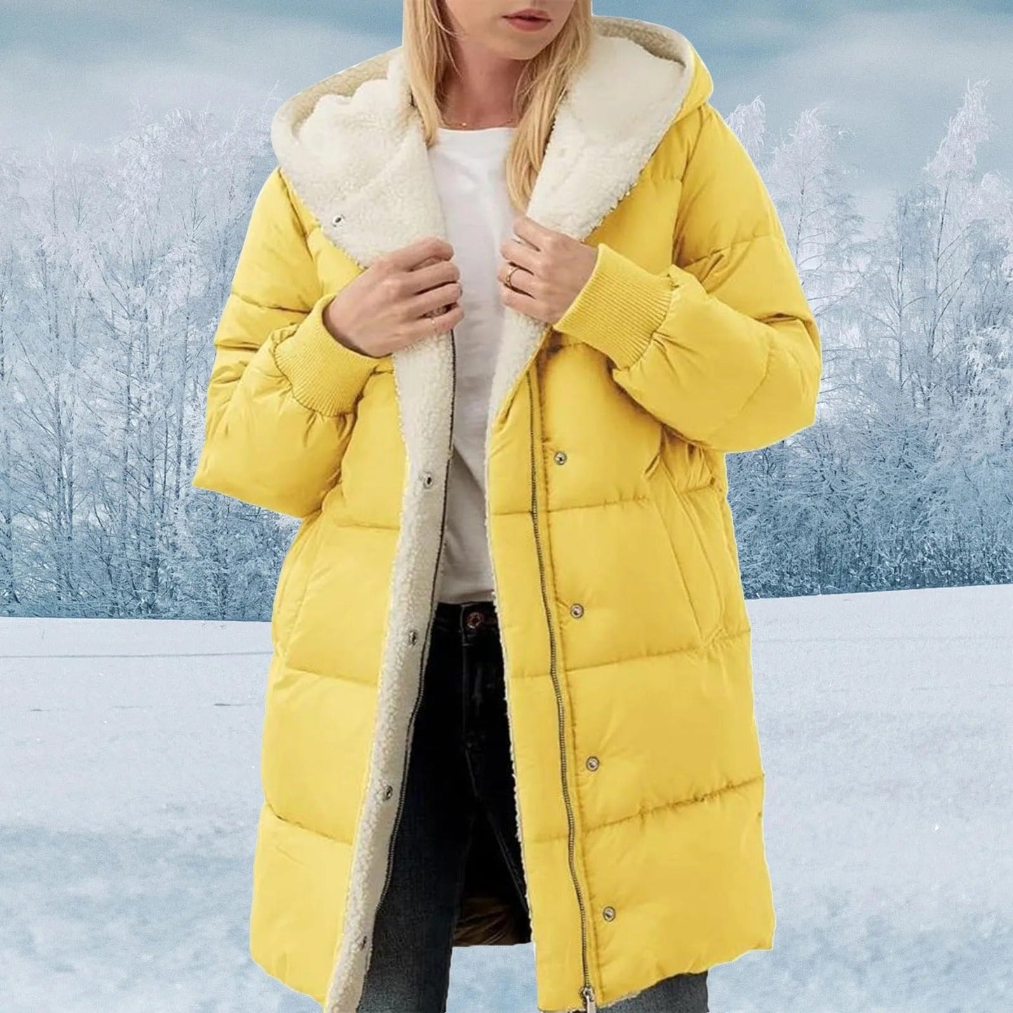 Madeleine™ Veste en Laine Double Face
