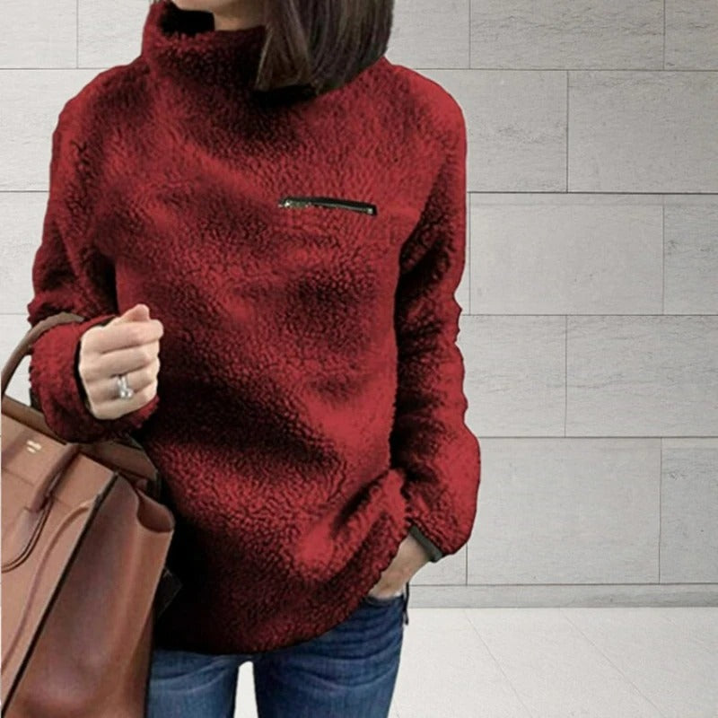 Lovelle™ Pull Col Roulé Ultra Doux et Élégant pour l’Hiver