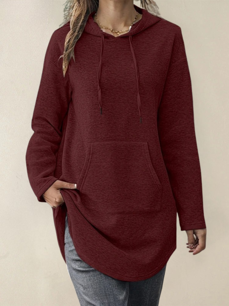 Joselle™ Sweat à Capuche Avec Poche Frontale