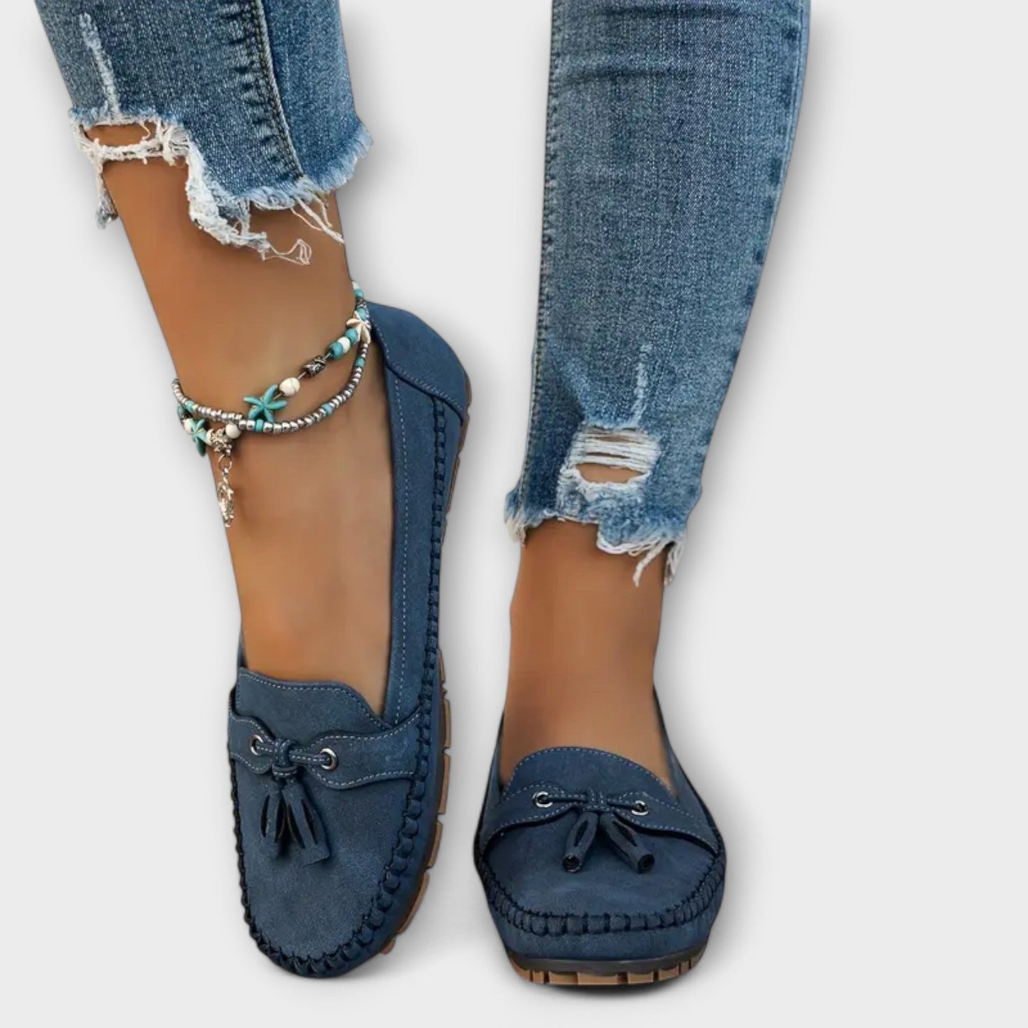 Sandrine™ Mocassins Souples au Design Élégant