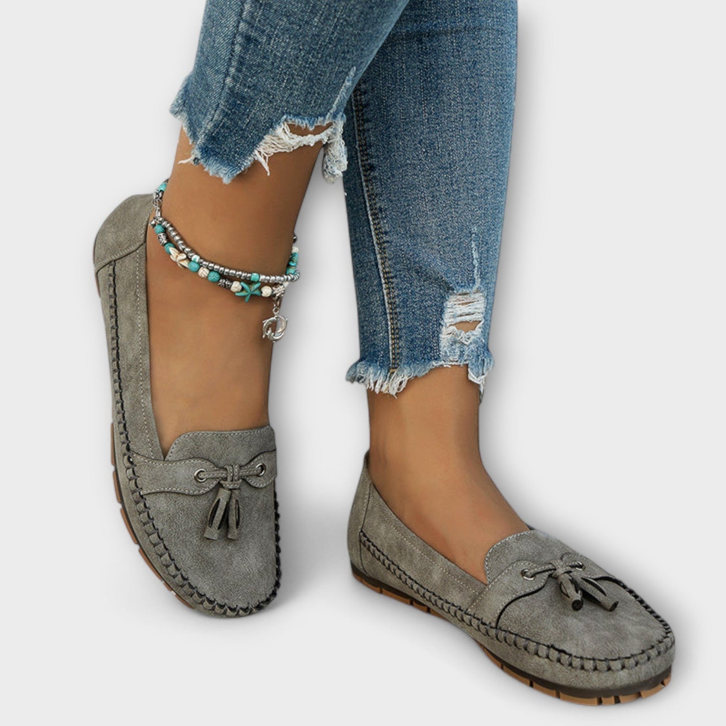 Sandrine™ Mocassins Souples au Design Élégant