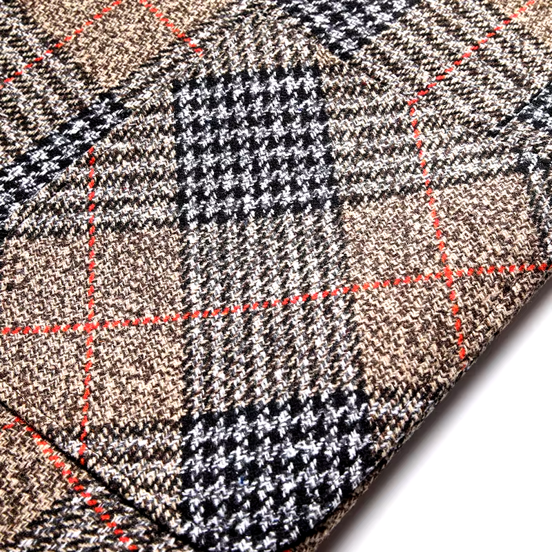 Patrice™ Manteau Élégant en Laine à Motif Glen Plaid