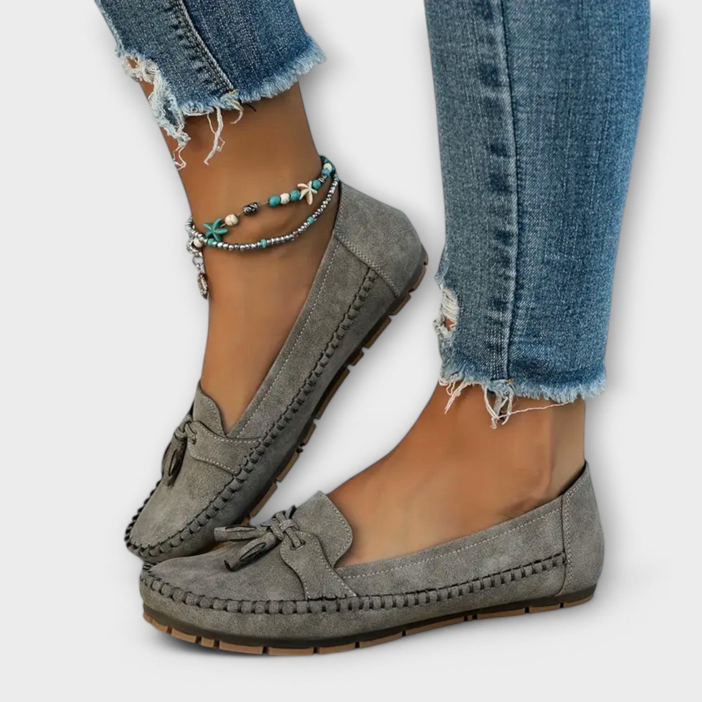 Sandrine™ Mocassins Souples au Design Élégant