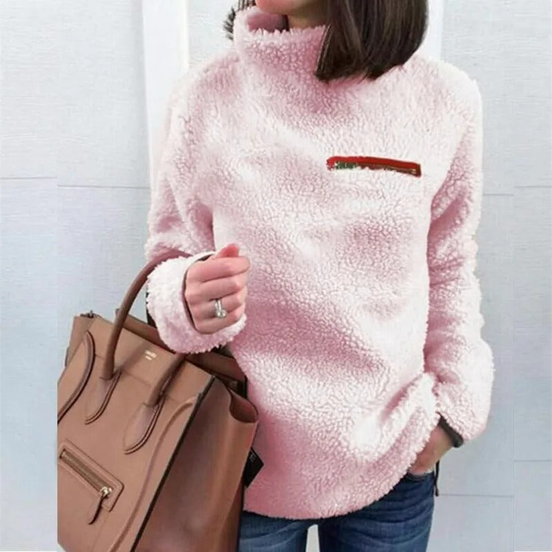Lovelle™ Pull Col Roulé Ultra Doux et Élégant pour l’Hiver