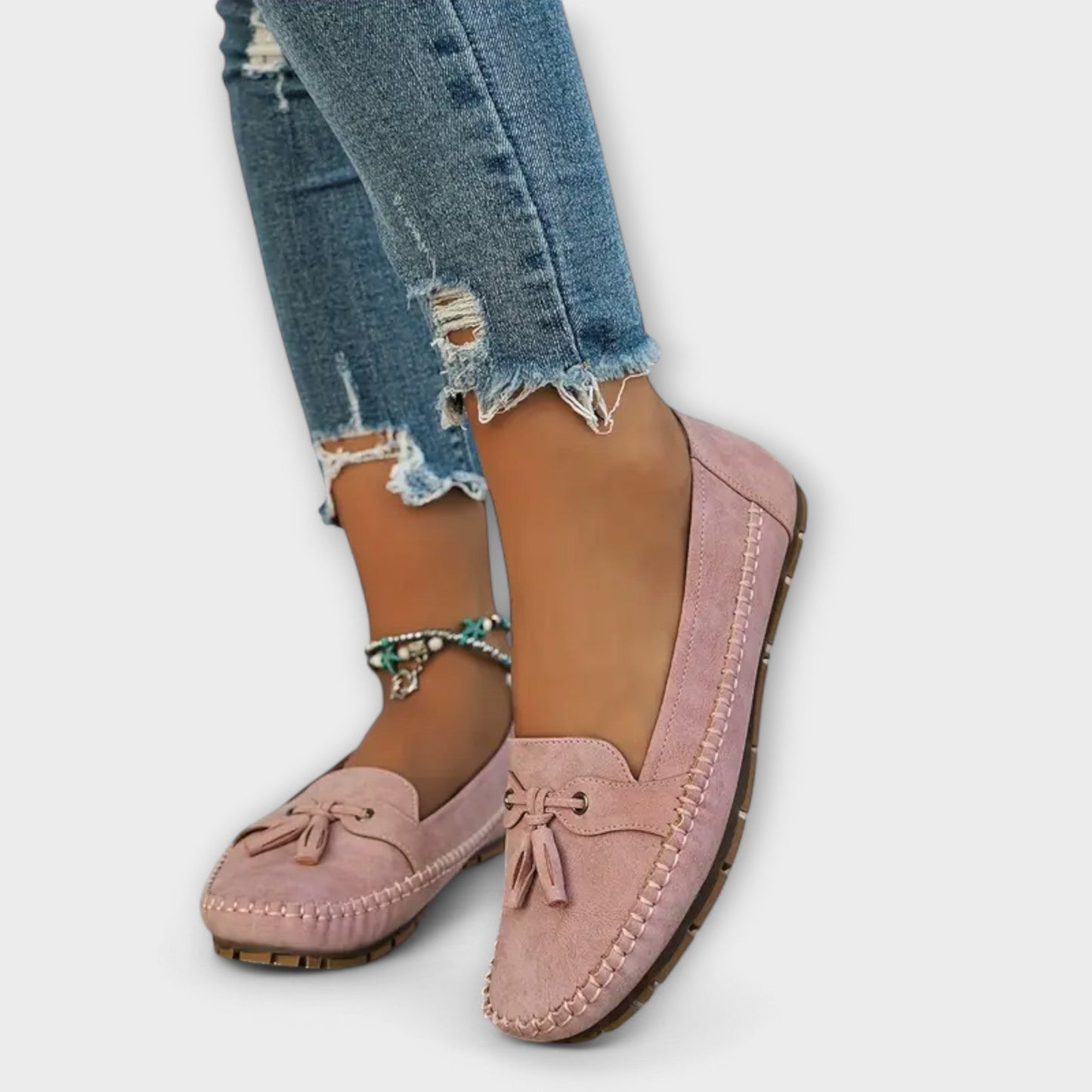 Sandrine™ Mocassins Souples au Design Élégant