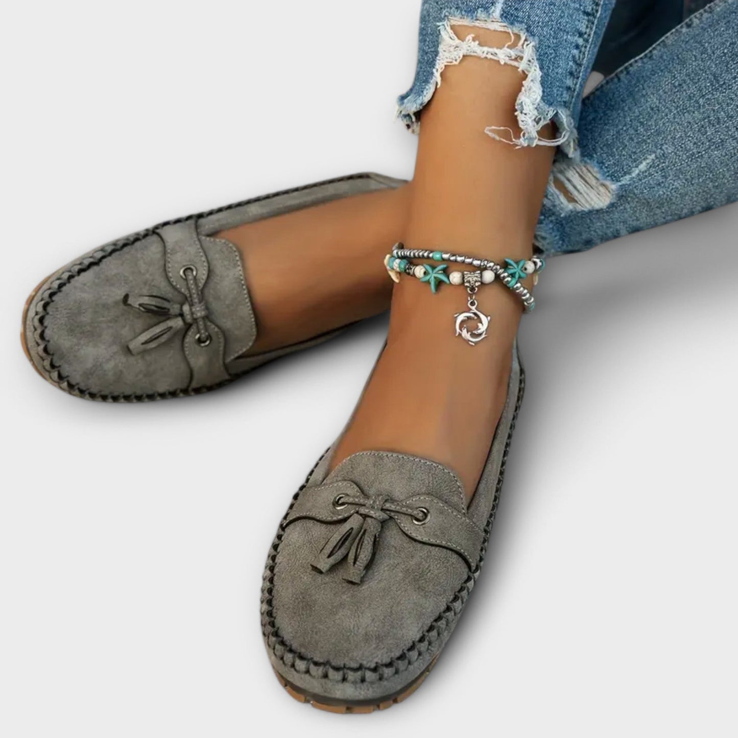 Sandrine™ Mocassins Souples au Design Élégant