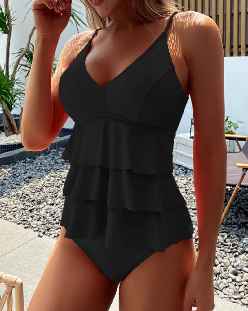 Héloïse™ Maillot Élégant à Volants
