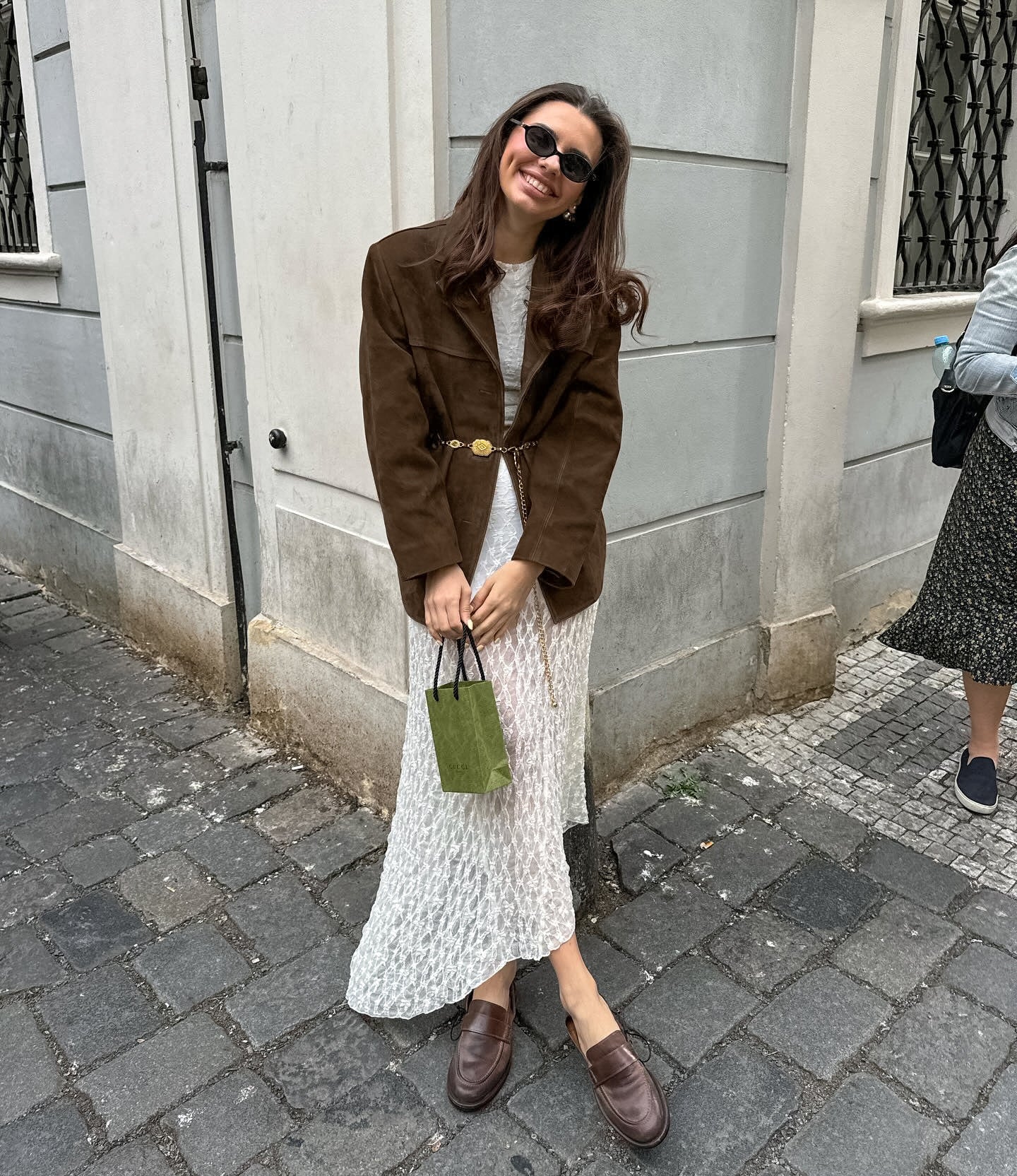Hanna™ Veste Suédine Élégance
