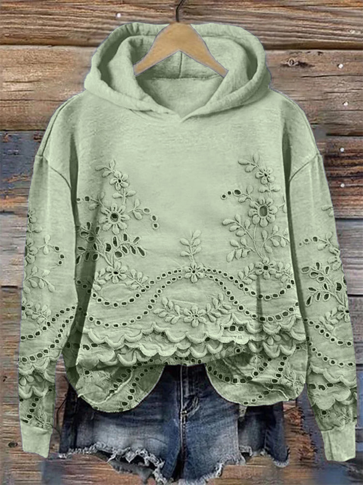 Léana™ Sweat Vintage Fleuri