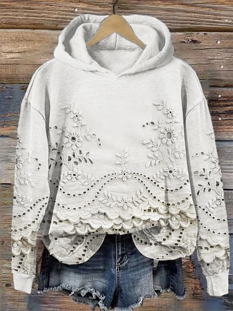 Léana™ Sweat Vintage Fleuri