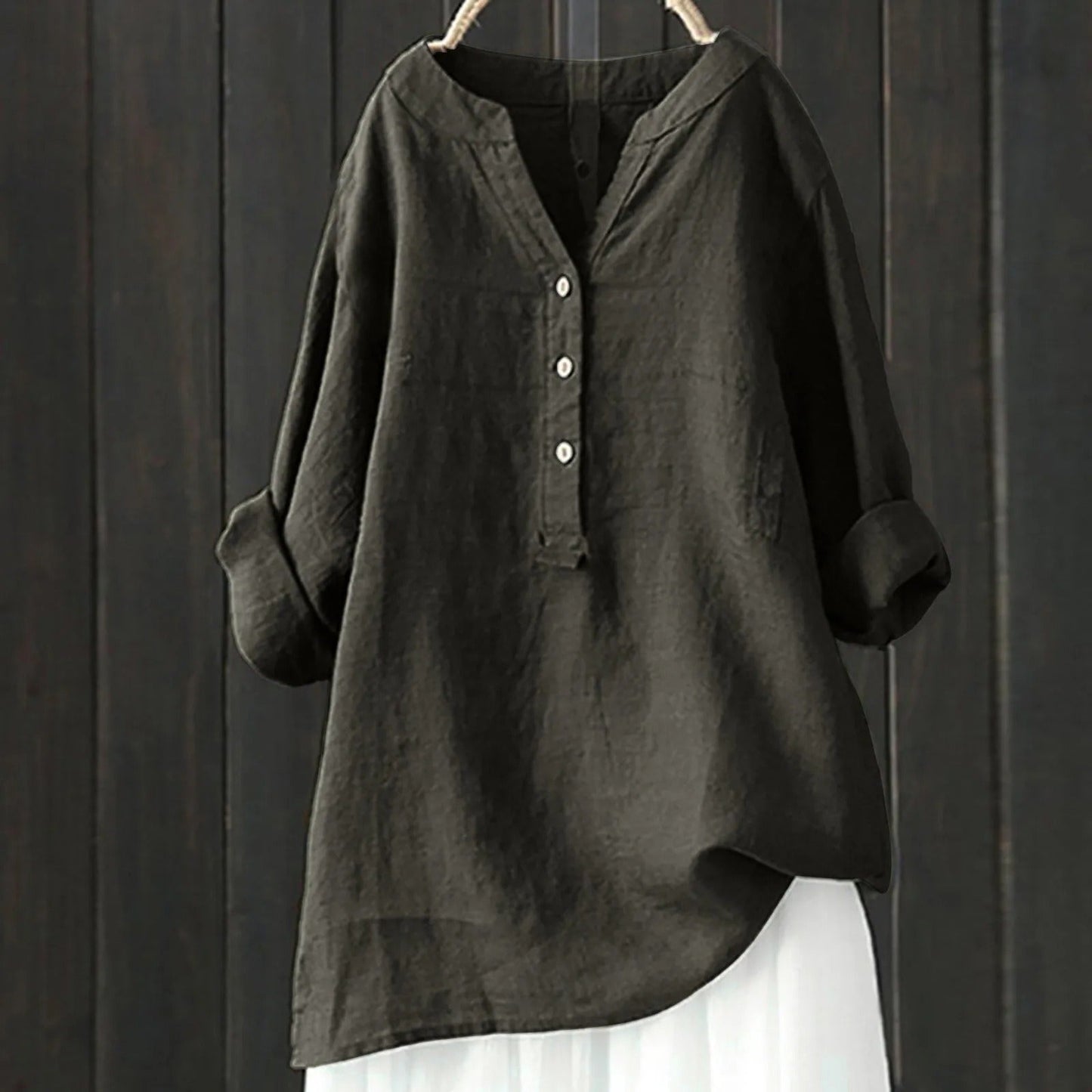 Mikaela™ Blouse Boutonnée