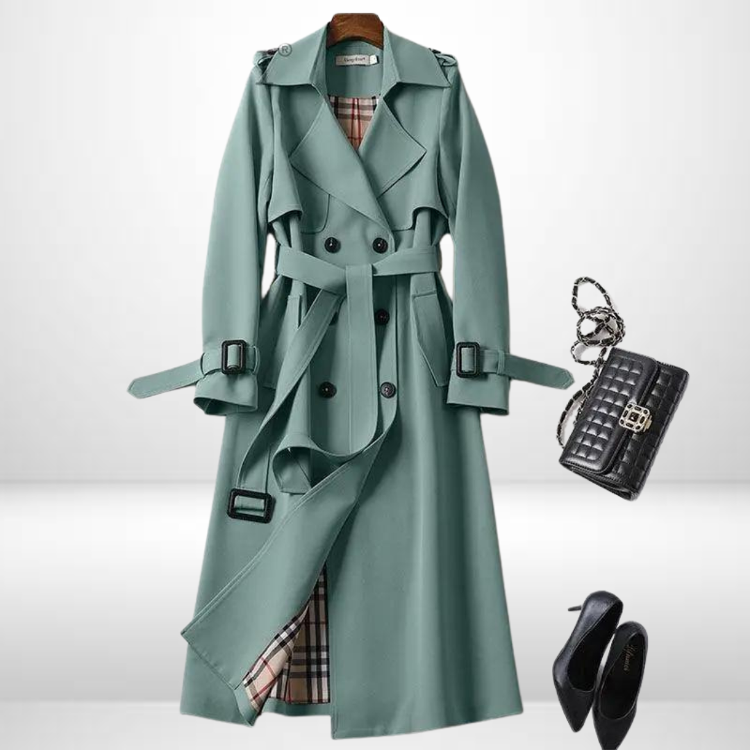 Zoey™ Trenchcoat en Coton Premium