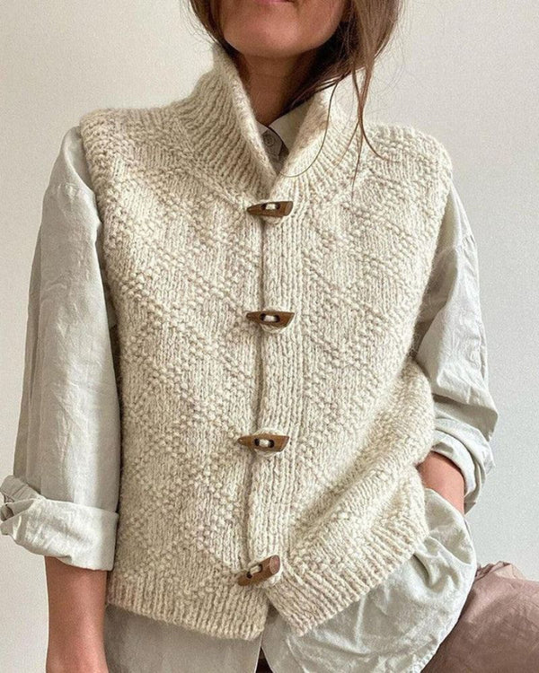 Élodie™ Gilet Sans Manches en Maille