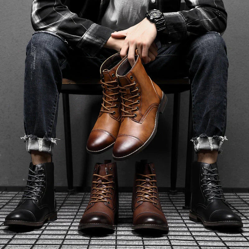 Émile™ Bottes en Cuir Premium