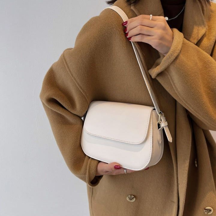 Solveig™ Élégante Sacoche en Cuir Végan Fait Main