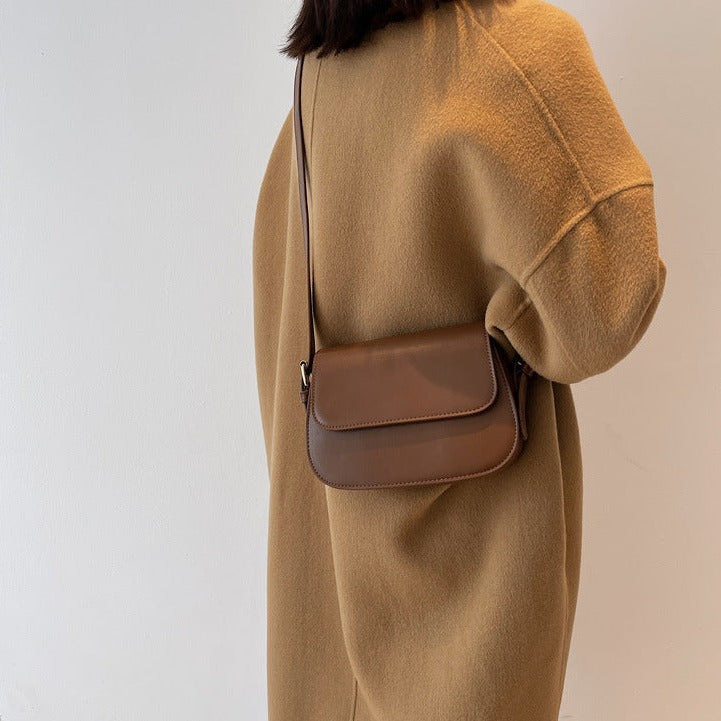 Solveig™ Élégante Sacoche en Cuir Végan Fait Main