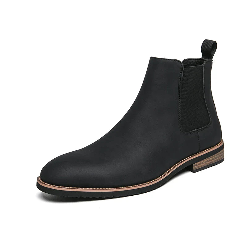 Yannick™ Bottines Chelsea en Cuir