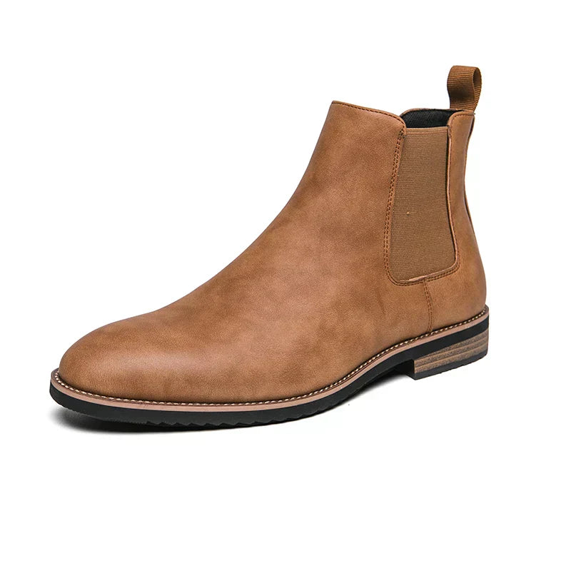 Yannick™ Bottines Chelsea en Cuir