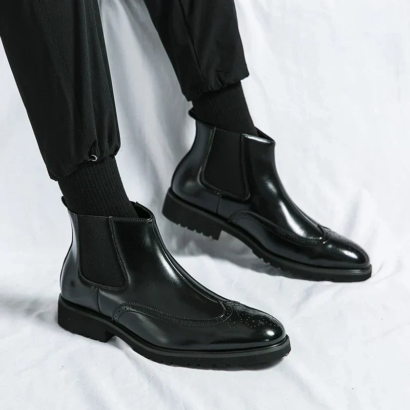 Ludovic™ Élégantes Bottes en Cuir