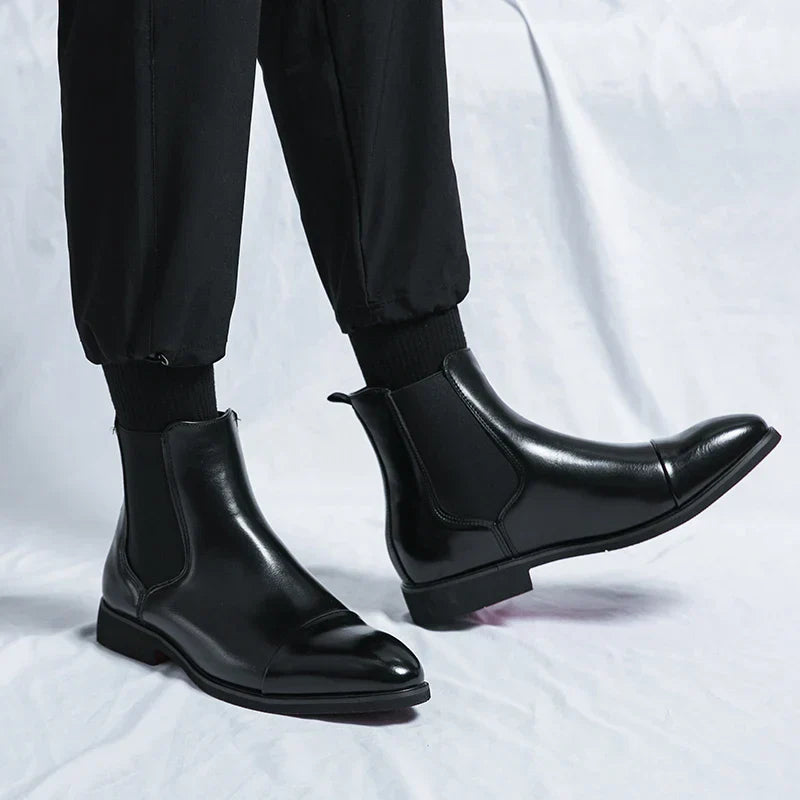 Marceau™ Bottes Chelsea en Cuir Premium