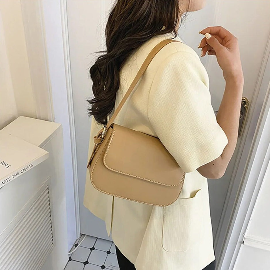 Solveig™ Élégante Sacoche en Cuir Végan Fait Main