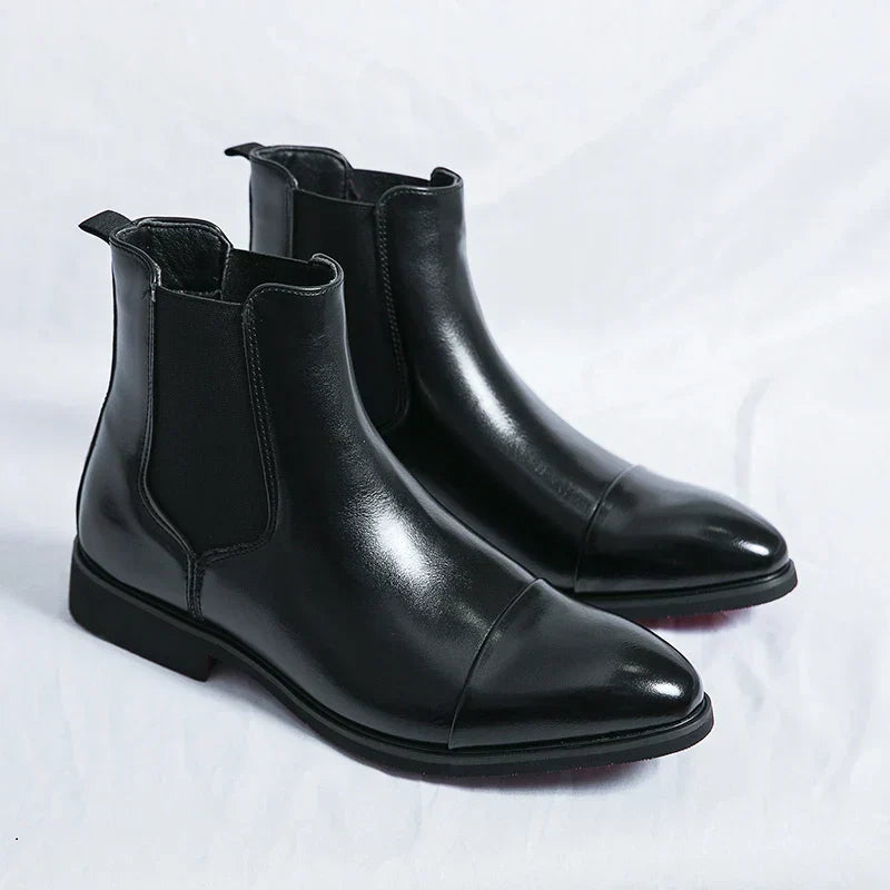 Marceau™ Bottes Chelsea en Cuir Premium
