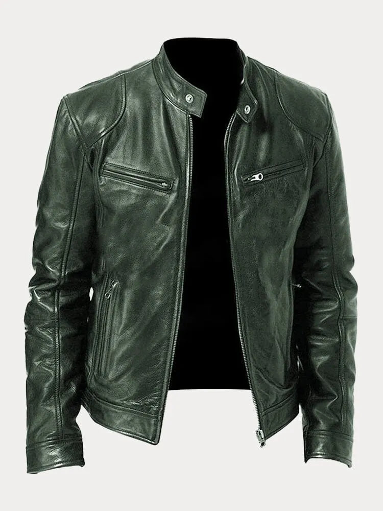 Matis™ Veste en Cuir Élégante pour Toutes les Occasions