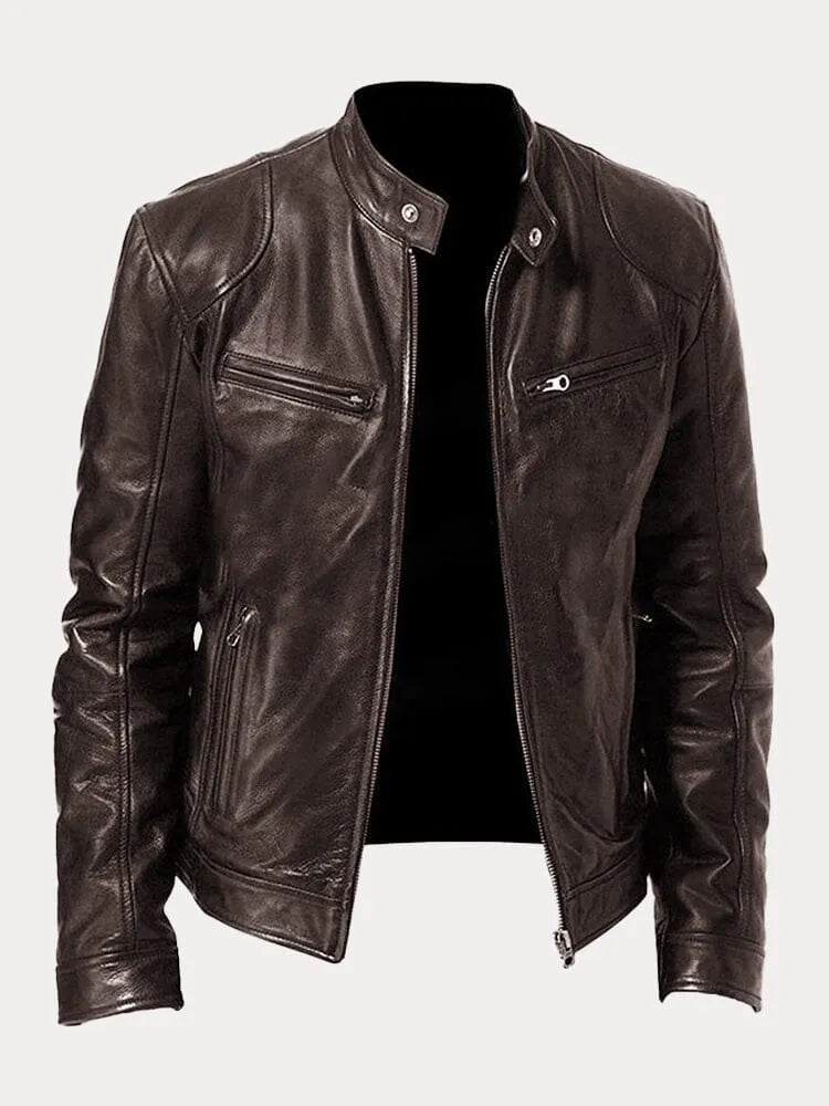 Matis™ Veste en Cuir Élégante pour Toutes les Occasions