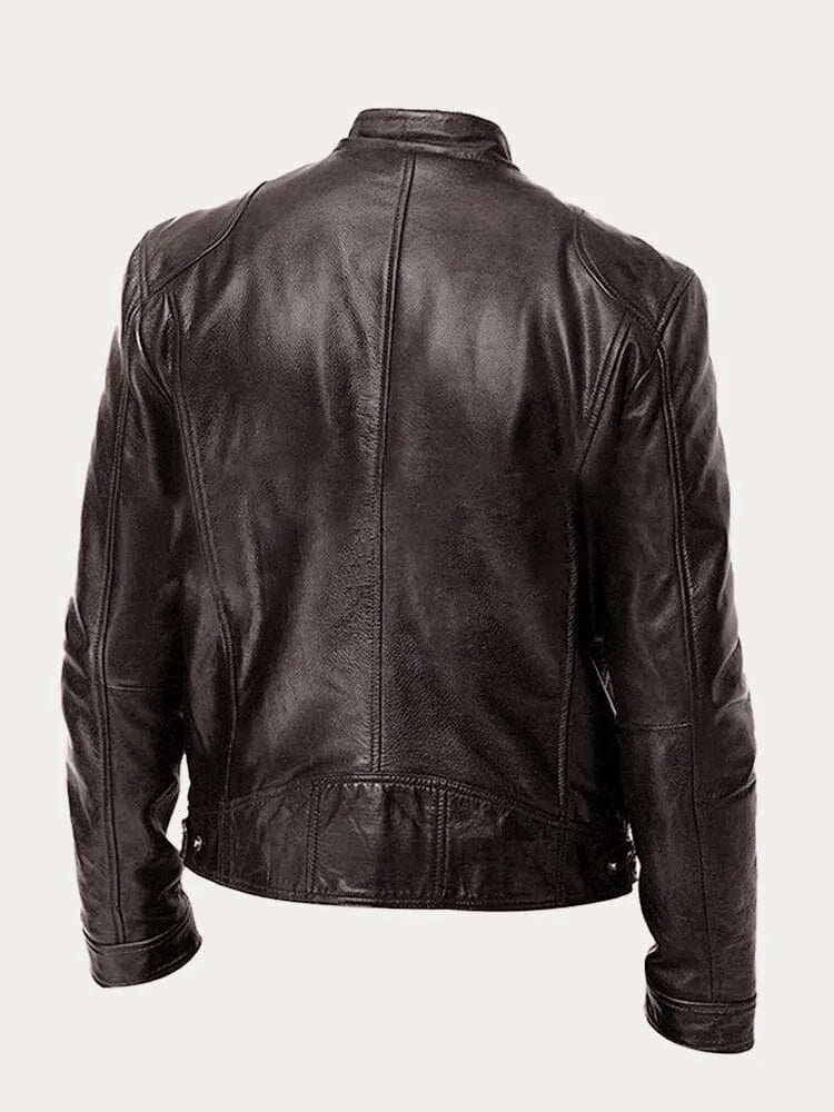Matis™ Veste en Cuir Élégante pour Toutes les Occasions