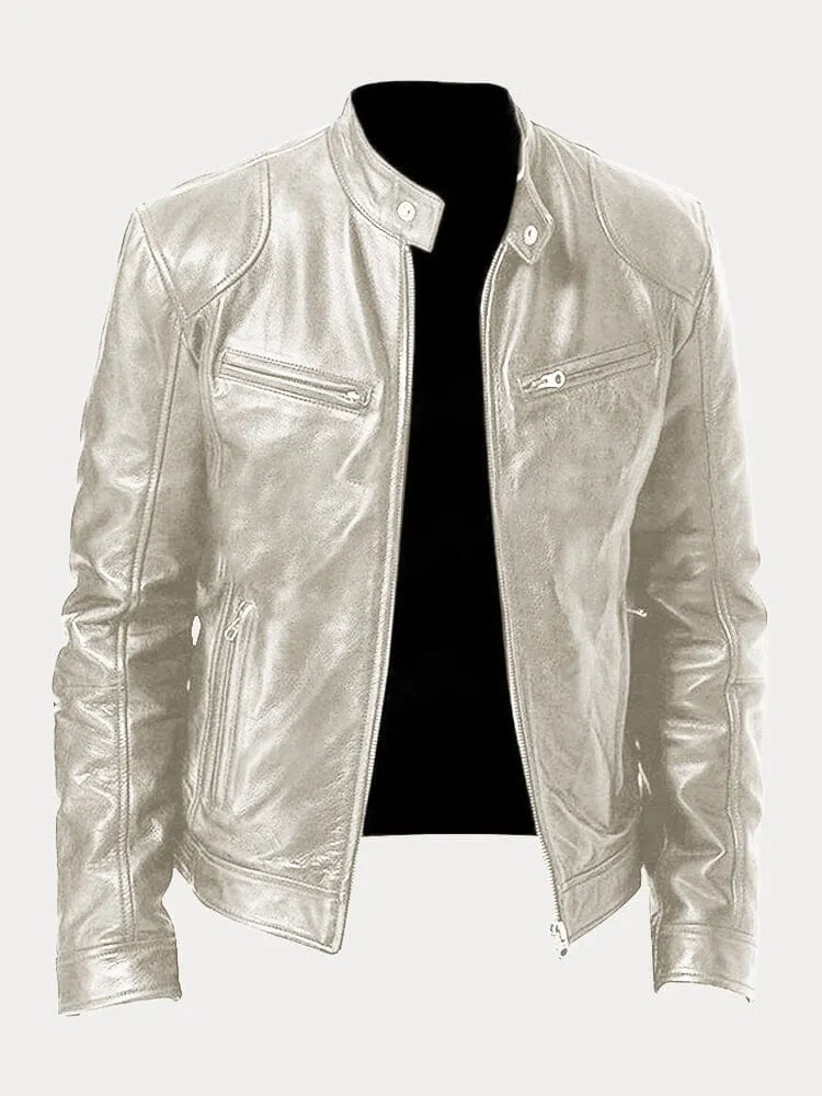 Matis™ Veste en Cuir Élégante pour Toutes les Occasions