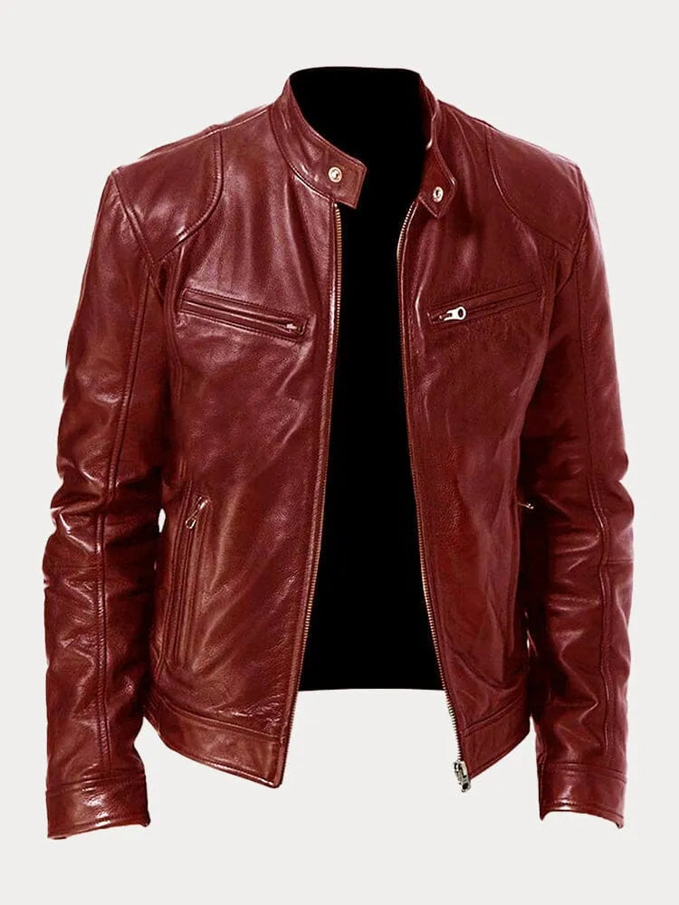 Matis™ Veste en Cuir Élégante pour Toutes les Occasions
