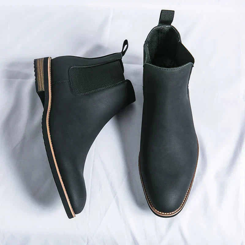 Yannick™ Bottines Chelsea en Cuir
