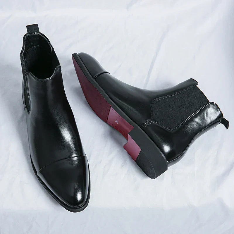 Marceau™ Bottes Chelsea en Cuir Premium