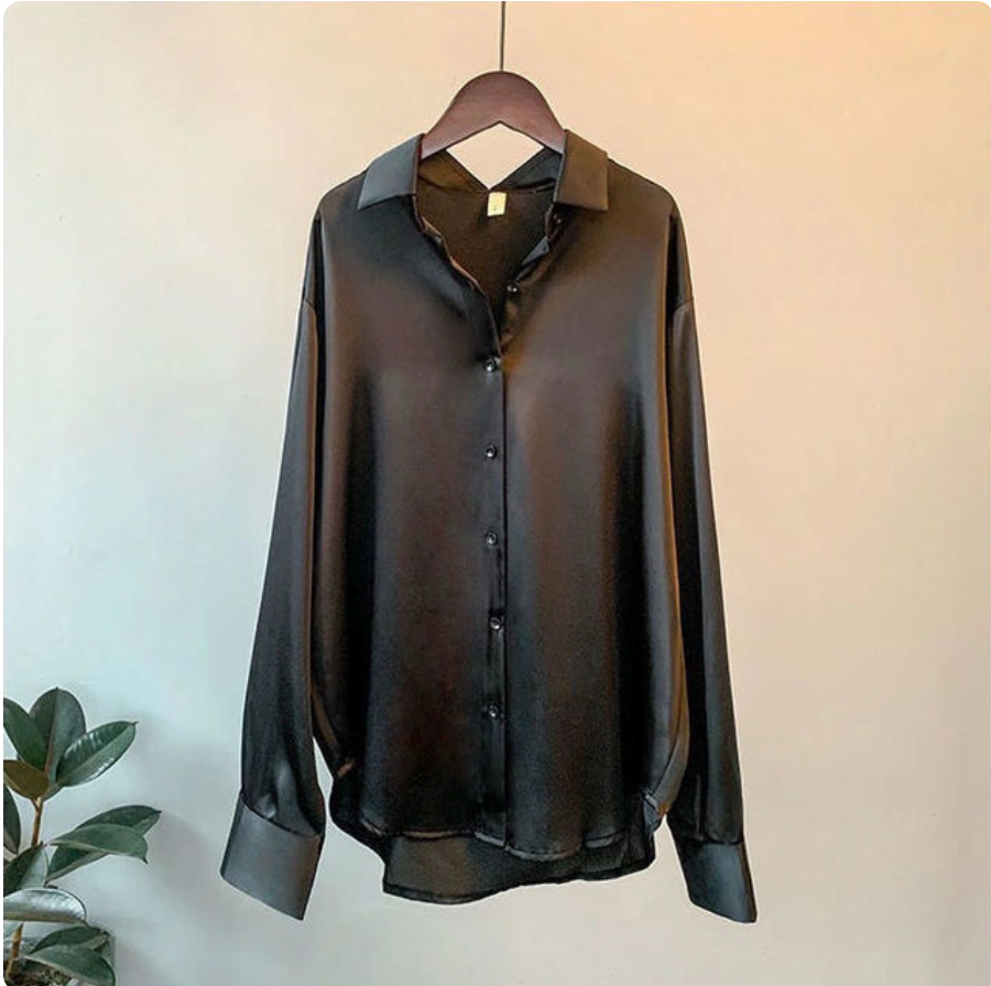 Amelia™ Blouse Satinée pour Femmes