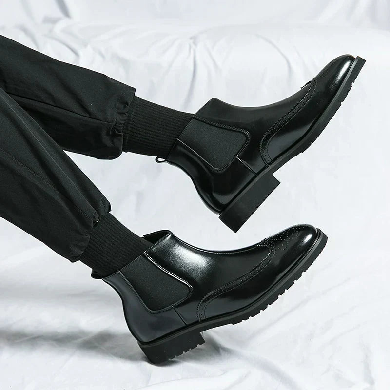 Ludovic™ Élégantes Bottes en Cuir