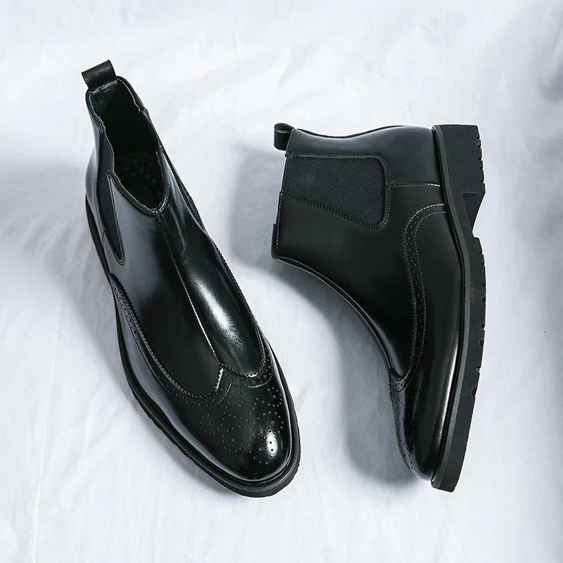 Ludovic™ Élégantes Bottes en Cuir