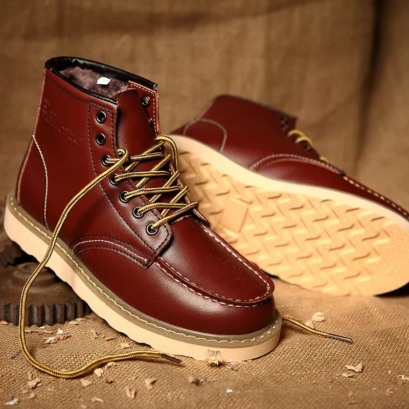 Gustave™ Bottes d’Hiver en Cuir