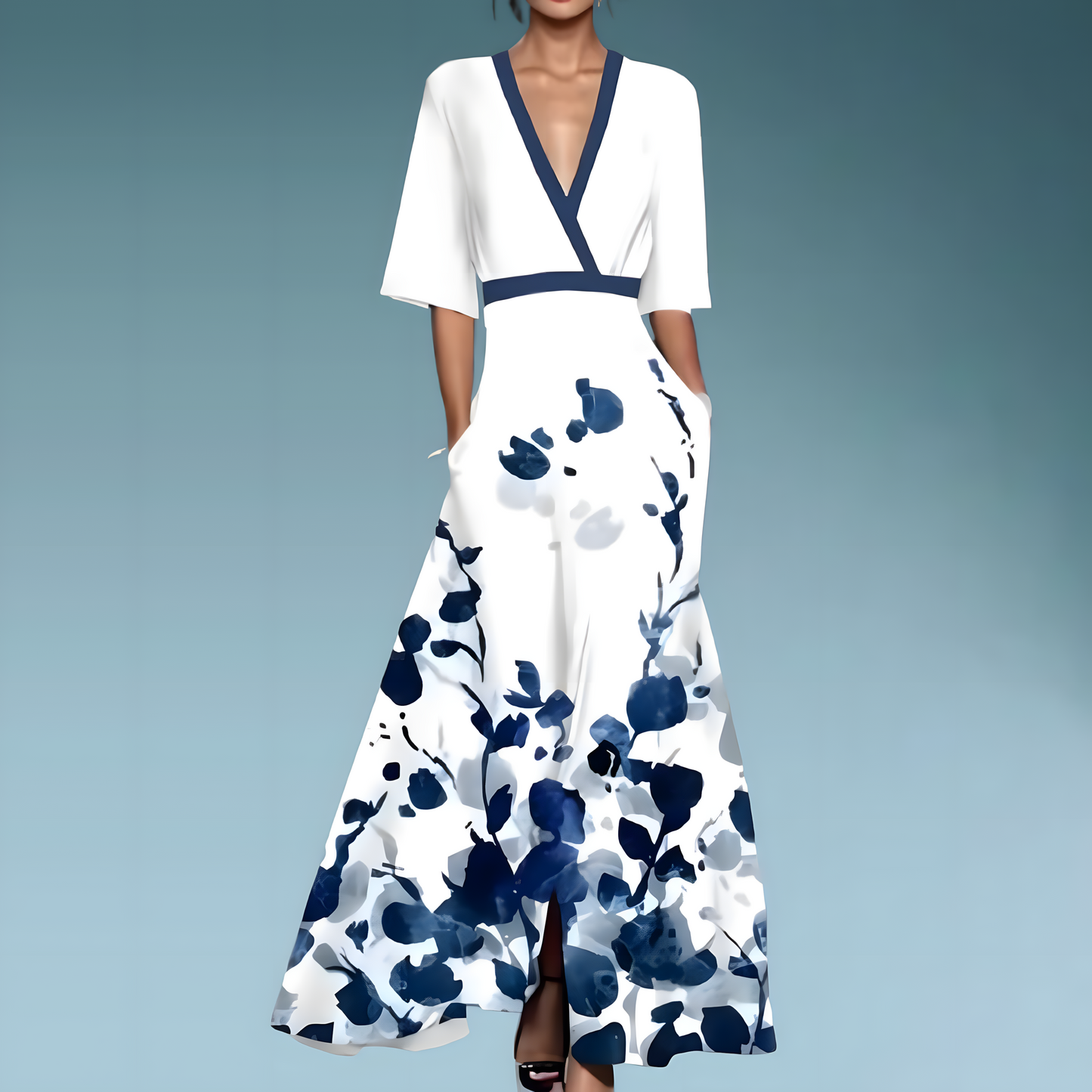 Lovisia™ Robe Élégante à Manches