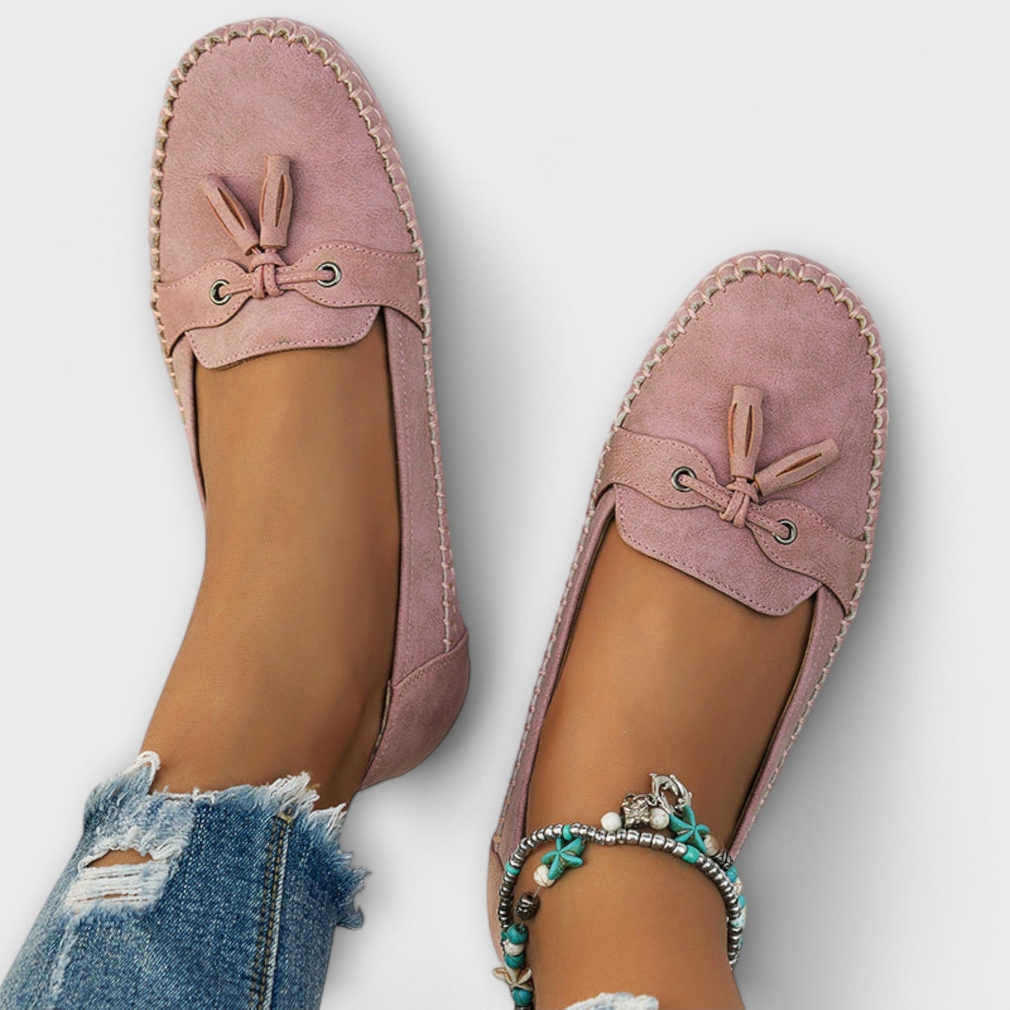 Sandrine™ Mocassins Souples au Design Élégant