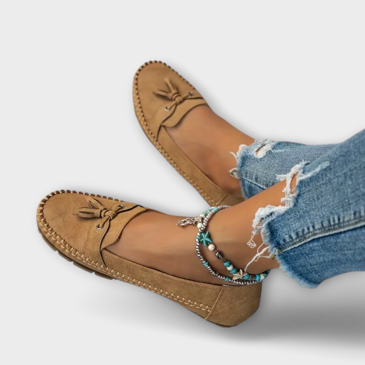 Sandrine™ Mocassins Souples au Design Élégant