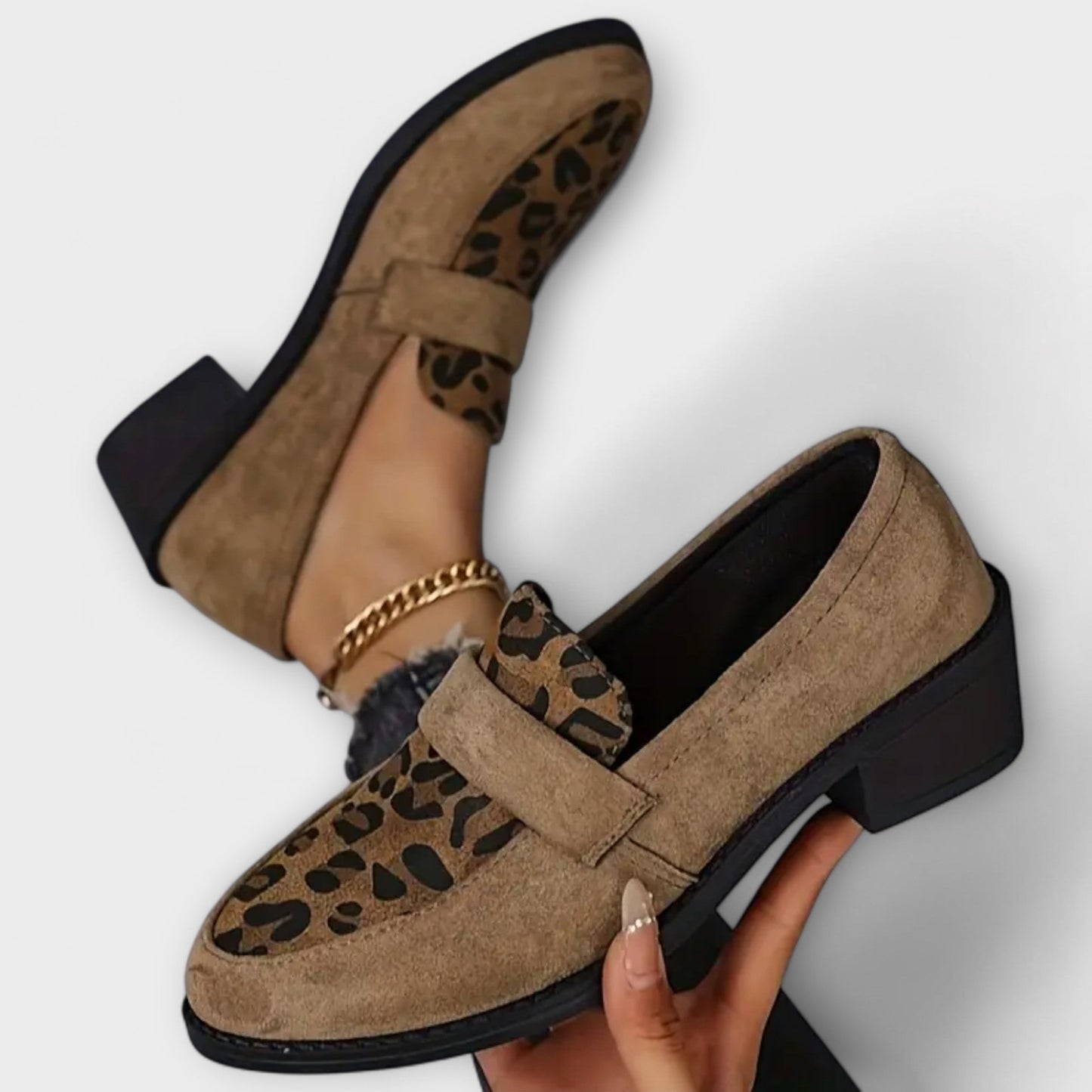 Félicie™ Élégantes Chaussures à Imprimé Léopard